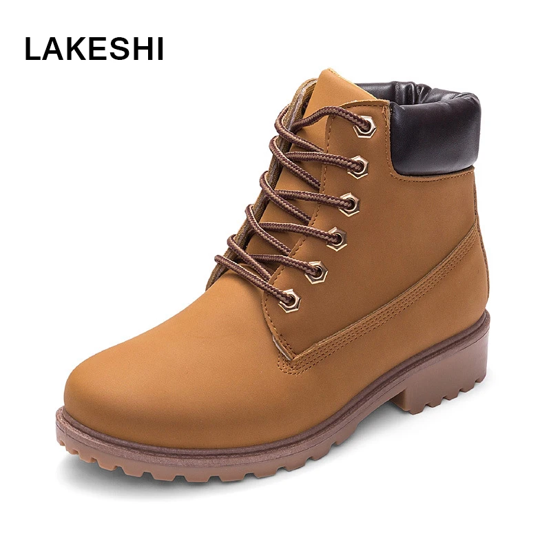 Men Boots Autumn Winter Shoes 2018 Men Shoes Ankle Boot Flat Heel Snow Shoes Hard Outsoles