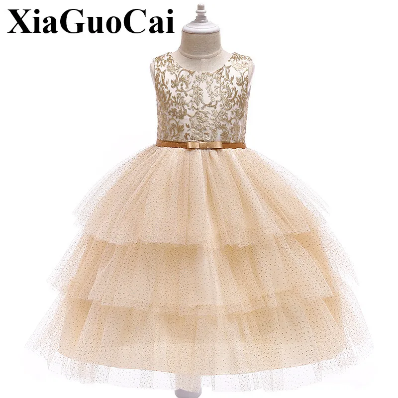 2019 Girls Dresses Sleeveless Evening Dress Wedding Party Children's Clothing Embroidery Design Stylish Solid Mesh Cake Dresses
2019 Girls Dresses Sleeveless Evening Dress Wedding Party Children's Clothing Embroidery Design Stylish Solid Mesh Cake Dresses