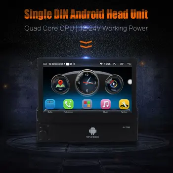 Single Din Android Quad Core 7 Inch Touch Screen Car Dash Player GPS WIFI Bluetooth Hean Unit Stereos 12V - 24V for Car Truck
Single Din Android Quad Core 7 Inch Touch Screen Car Dash Player GPS WIFI Bluetooth Hean Unit Stereos 12V - 24V for Car Truck