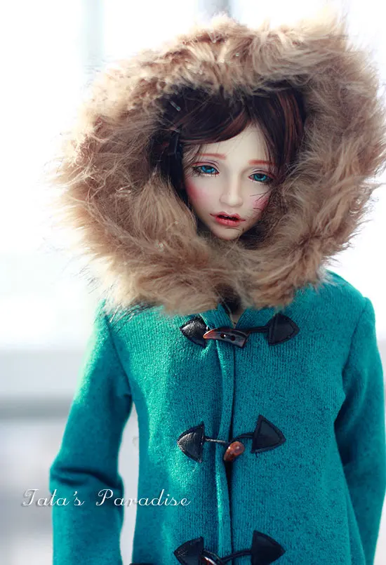 1/3 scale BJD clothes accessories Fur collar Hooded coat for BJD/SD doll clothing Not included shoes wig and other 1193 | Игрушки и