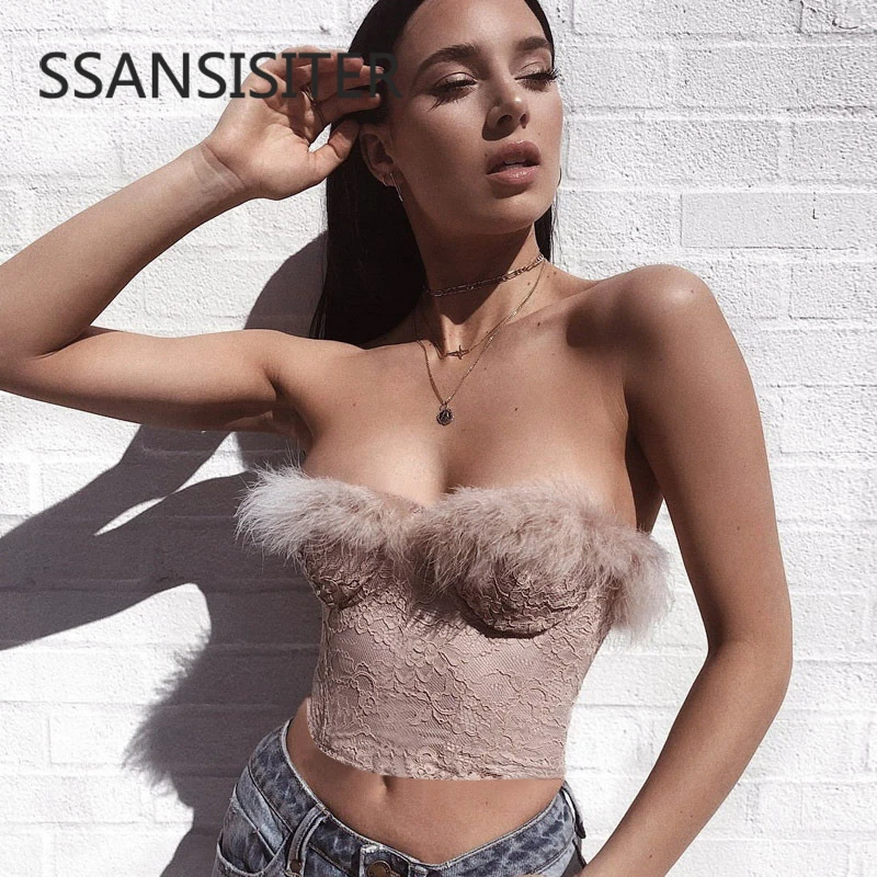 Sexy Off Shoulder Crop Top Ladies Camisloe Feather Patch Crop Tops Sleeveless Vest Shirt Pink Black Short Top For Women Wear
Sexy Off Shoulder Crop Top Ladies Camisloe Feather Patch Crop Tops Sleeveless Vest Shirt Pink Black Short Top For Women Wear