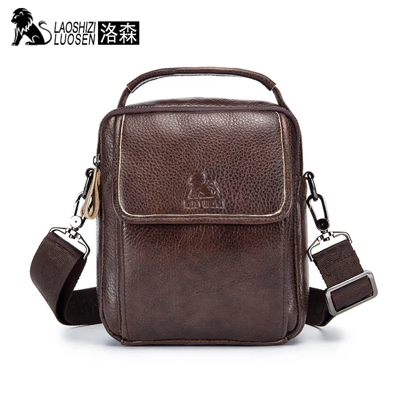 LAOSHIZI LUOSEN Portable Flip Messenger Bag Genuine Leather Men's Large Capacity Crossboday Bag Vintage Business Bag 91300
LAOSHIZI LUOSEN Portable Flip Messenger Bag Genuine Leather Men's Large Capacity Crossboday Bag Vintage Business Bag 91300