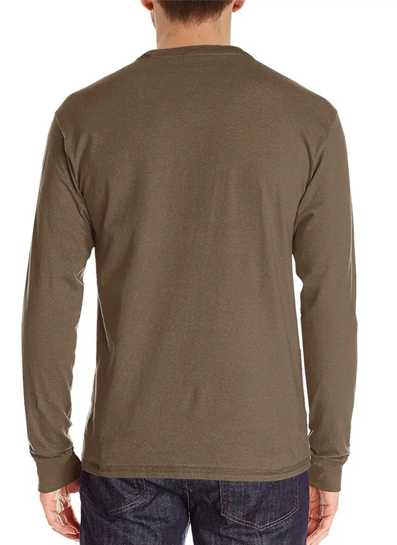 Male T-Srhits Men Muls Brand High Quality Sping Cotton Men T shirts Casual Long Sleeve Undershirts Man Tees Tops USA Size S-XXL 10