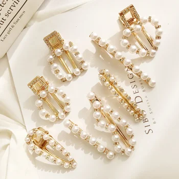 2020 Hot Sale Women Girls Elegant Pearl Geometric Alloy Hair Clips Barrettes Headwear Hairpins Female Hair Accessories
2020 Hot Sale Women Girls Elegant Pearl Geometric Alloy Hair Clips Barrettes Headwear Hairpins Female Hair Accessories