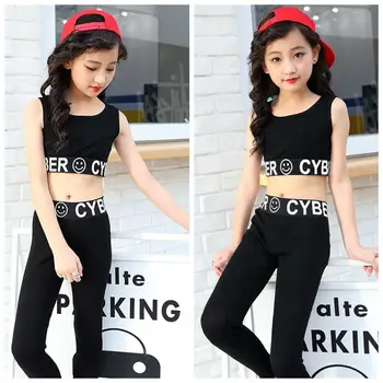 2019 New Design Kids Jazz Hip Hop Dance Clothes Girls Summer Red Black Cotton Crop Top & Shorts Modern Dance Girls Clothes Set
2019 New Design Kids Jazz Hip Hop Dance Clothes Girls Summer Red Black Cotton Crop Top & Shorts Modern Dance Girls Clothes Set