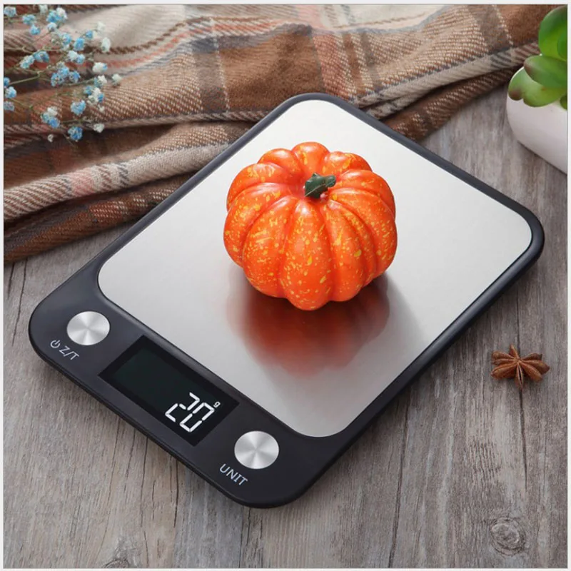 Digital Kitchen Scale 5Kg/10Kg stainless steel Electric Kitchen Food Scale High-precision Baking Scale LCD Backlight Display
Digital Kitchen Scale 5Kg/10Kg stainless steel Electric Kitchen Food Scale High-precision Baking Scale LCD Backlight Display