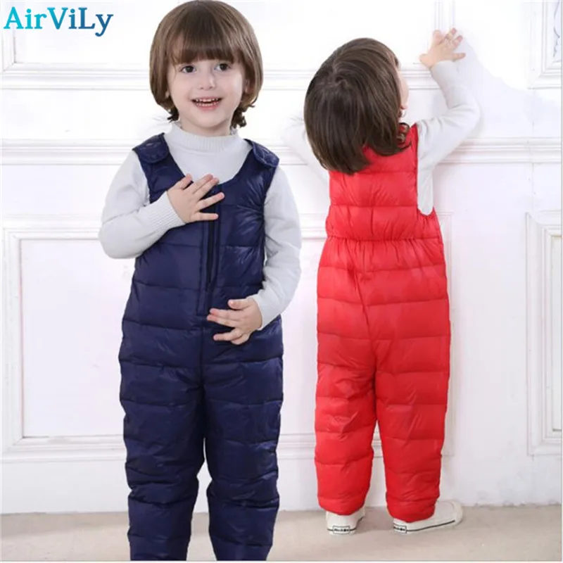 2017 Real Unisex Solid New Winter Children Kids Duck Down Bib Pants for Overalls Autumn Toddler Warm Baby Waterproof Trousers
2017 Real Unisex Solid New Winter Children Kids Duck Down Bib Pants for Overalls Autumn Toddler Warm Baby Waterproof Trousers
