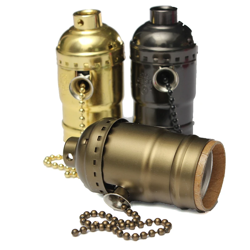 1pc Classic Retro Edison Lamp Holder E27 E26 Lamp Socket Vintage Edison Light Holder Industrial Bulb Pendants Knob Lamp Bases
1pc Classic Retro Edison Lamp Holder E27 E26 Lamp Socket Vintage Edison Light Holder Industrial Bulb Pendants Knob Lamp Bases