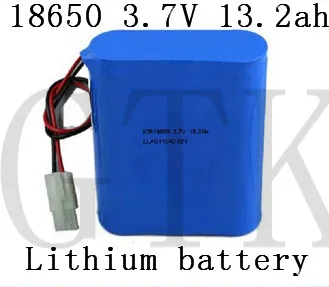 3 7 V 13.2ah перезаряжаемая литиевая батарея 18650 2200 mAh для солнечного света фонарик