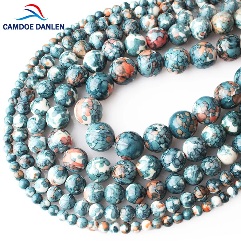 CAMDOE DANLEN Natural Dark Blue Rainbow Stones Round Spacer Loose Beads Fit Diy Necklace Bracelet Charms Handmade Jewelry Making
CAMDOE DANLEN Natural Dark Blue Rainbow Stones Round Spacer Loose Beads Fit Diy Necklace Bracelet Charms Handmade Jewelry Making