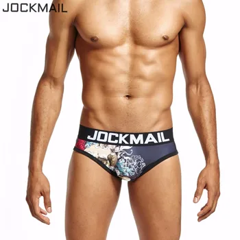 2018 New JOCKMAIL Brand Sexy Mens Underwear briefs Cuecas playful printed Gay Underwear calzoncillos hombre slips Male Panties
2018 New JOCKMAIL Brand Sexy Mens Underwear briefs Cuecas playful printed Gay Underwear calzoncillos hombre slips Male Panties