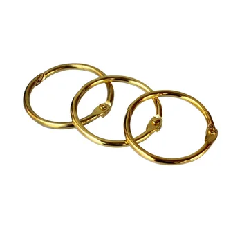 10Pcs 32mm Golden Metal Loose Leaf Book Binder Hinged Rings Album Ring Scrapbook Binders Craft Ring For Photo Album Circle Clips
10Pcs 32mm Golden Metal Loose Leaf Book Binder Hinged Rings Album Ring Scrapbook Binders Craft Ring For Photo Album Circle Clips