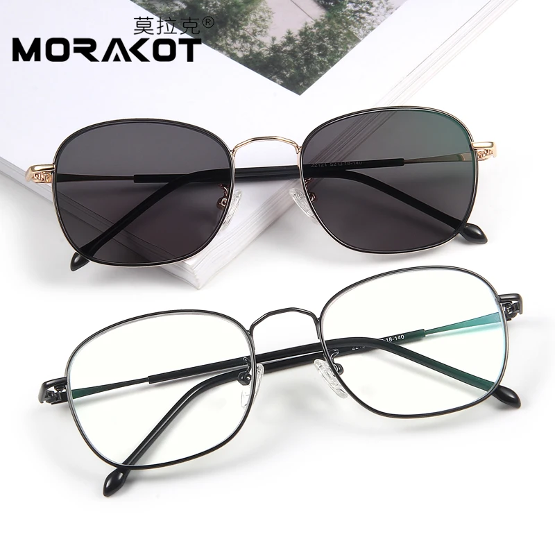 MORAKOT Photochromic Anti Blue Light Block Filter Reduced Digital Eye Strain Clear Regular Computer Game Unisex Glasses BSF22121
MORAKOT Photochromic Anti Blue Light Block Filter Reduced Digital Eye Strain Clear Regular Computer Game Unisex Glasses BSF22121