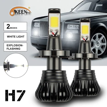 OKEEN 6500k White Auto H7 LED Fog Light Bulb Strobe Flash H3 H8 H11 9005 880 9006 H1 LED Car Headlight Light
OKEEN 6500k White Auto H7 LED Fog Light Bulb Strobe Flash H3 H8 H11 9005 880 9006 H1 LED Car Headlight Light