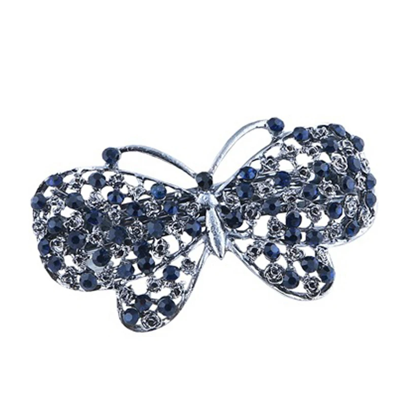 Retro Vintage Navy Crystal Hair Barrette Butterfly Rhinestone Hair Clip Hairpin For Women Hair Jewelry Headwear
Retro Vintage Navy Crystal Hair Barrette Butterfly Rhinestone Hair Clip Hairpin For Women Hair Jewelry Headwear
