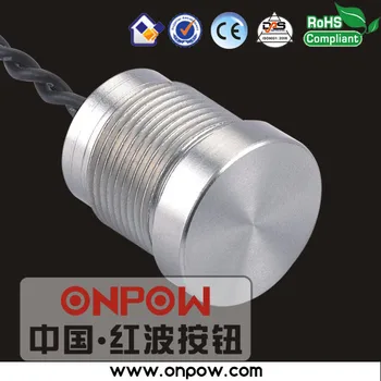 ONPOW 16mm flat surface piezo switch IP68 (CE, RoHS) PS165P10YNT1