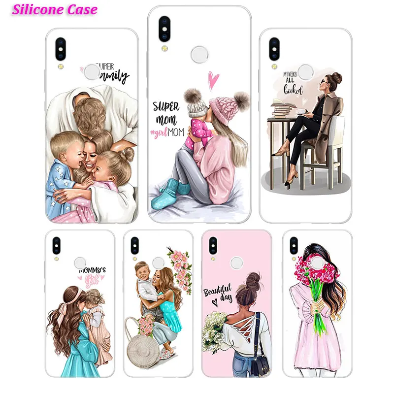 Silicone Phone Case Baby Mom Girl Fashion for Huawei Honor 7C 7A 8 8X 9 10 Y5 Y6 Y7 Y9 V20 Lite Pro 2019 2018 Nova 3 4
Silicone Phone Case Baby Mom Girl Fashion for Huawei Honor 7C 7A 8 8X 9 10 Y5 Y6 Y7 Y9 V20 Lite Pro 2019 2018 Nova 3 4