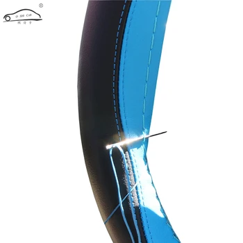 Leather Braid On The Steering-Wheel Of Car Leisure sports Steering Wheel Cover Auto Stitch On Wrap Cover WIth Needles and Thread
Leather Braid On The Steering-Wheel Of Car Leisure sports Steering Wheel Cover Auto Stitch On Wrap Cover WIth Needles and Thread