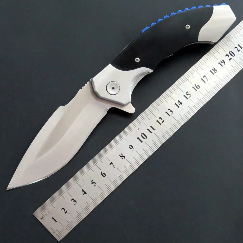 VOLTRON V21 multi-function outdoor 9Cr18Mov blade / steel head + G10 handle high sharp folding knife fruit knife 58HRC
VOLTRON V21 multi-function outdoor 9Cr18Mov blade / steel head + G10 handle high sharp folding knife fruit knife 58HRC