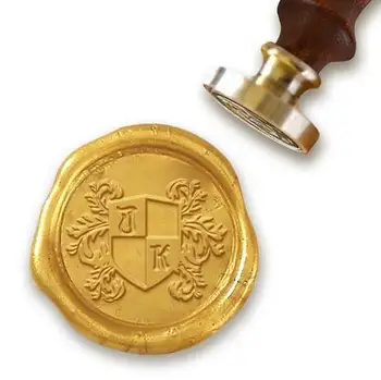 Personalized Monogram 2-Initial Custom Wax Seal Stamp 1 1/8" Die- #850 Vinque Font-Checkered Shield
Personalized Monogram 2-Initial Custom Wax Seal Stamp 1 1/8" Die- #850 Vinque Font-Checkered Shield