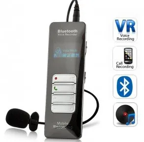 Wireless Bluetooth digital voice recorder support Phone Call Recording and Password Protect Function
Wireless Bluetooth digital voice recorder support Phone Call Recording and Password Protect Function