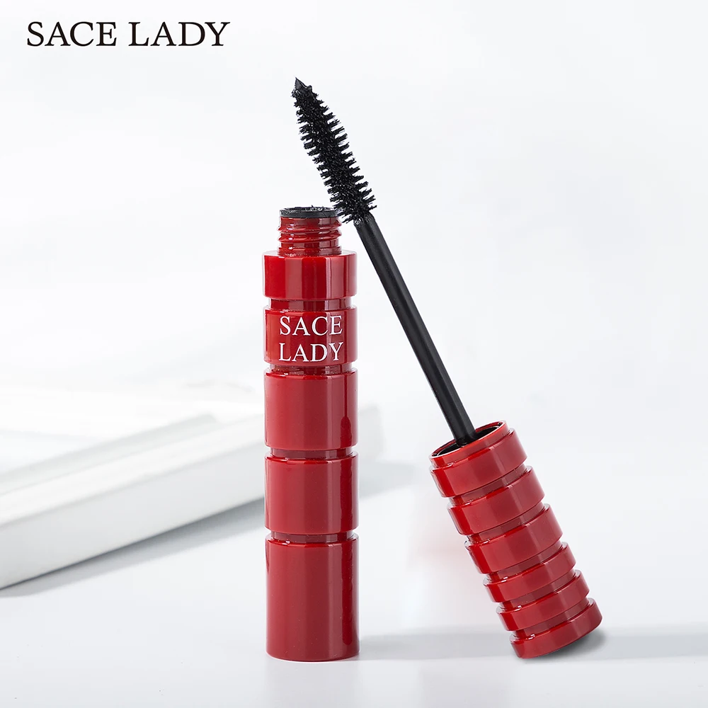 

SACE LADY 4D Mascara Curling Thick Eyelashes Makeup Waterproof 3d Rimel Extension Make Up Silk Fiber Eye Lash Mascara Cosmetic