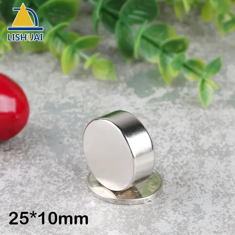 3pcs Disc Super Powerful Neodymium Permanent Magnet, Rare Earth Magnet Size D25*10mm
3pcs Disc Super Powerful Neodymium Permanent Magnet, Rare Earth Magnet Size D25*10mm