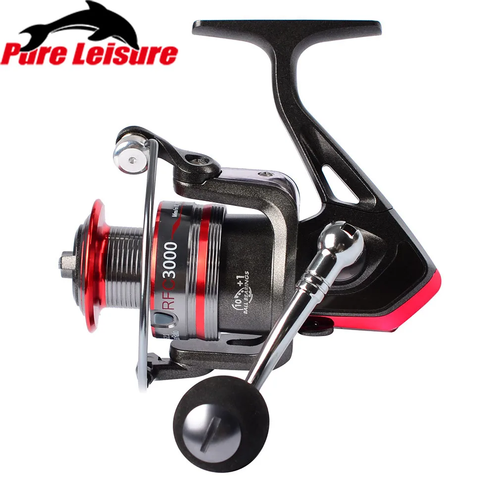 PureLeisure 10BB+1BB Fishing Reel 500 1000 2000 3000 4000 5000 6000 Spinning Fishing Reel 5.2:1 Saltwater Fishing Reel Wheel
PureLeisure 10BB+1BB Fishing Reel 500 1000 2000 3000 4000 5000 6000 Spinning Fishing Reel 5.2:1 Saltwater Fishing Reel Wheel