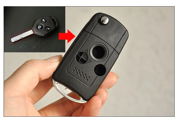 3 Buttons Replacement Modified Flip Folding Remote Key Case Shell For Subaru Legacy Forester Fob Key Cover
3 Buttons Replacement Modified Flip Folding Remote Key Case Shell For Subaru Legacy Forester Fob Key Cover