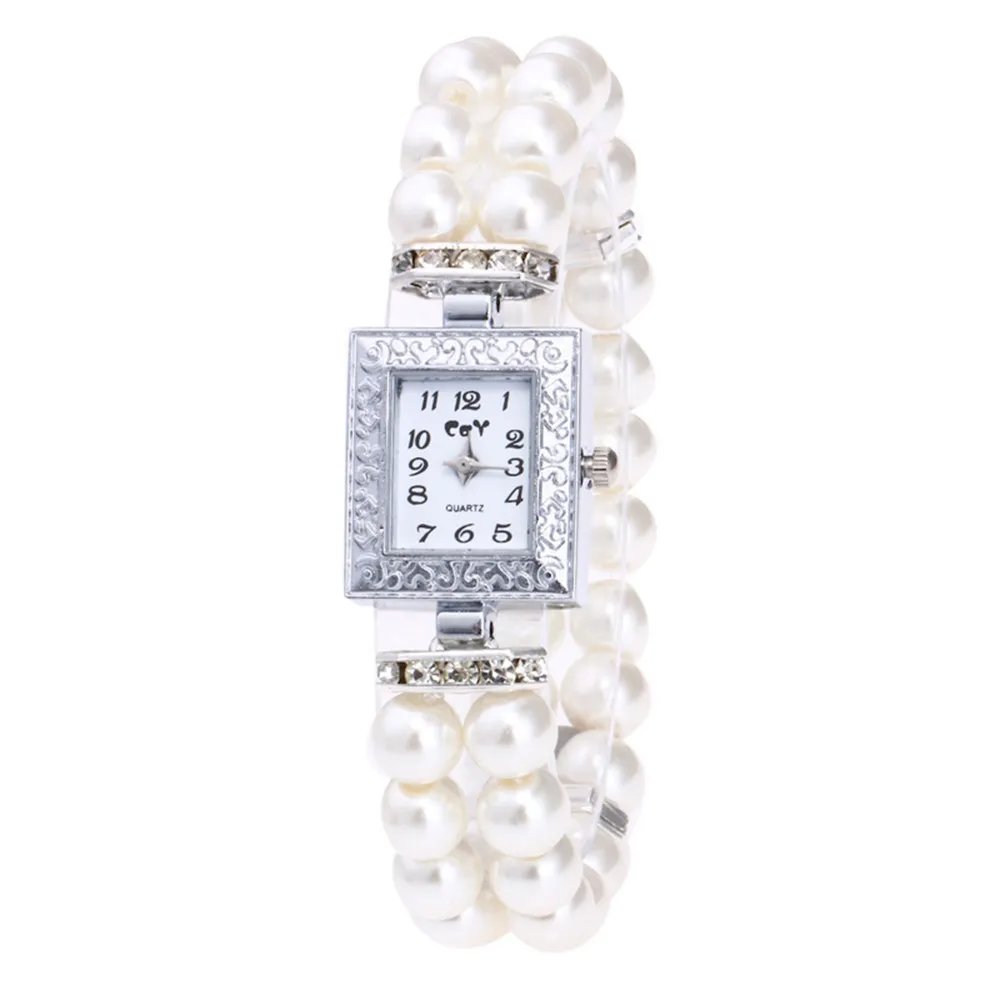 Fashion Simulated Pearl Strap Watch Women Rhinestone Small Dial Bracelet Watch Quartz Wrist Watch Relogio Feminino Clock
Fashion Simulated Pearl Strap Watch Women Rhinestone Small Dial Bracelet Watch Quartz Wrist Watch Relogio Feminino Clock