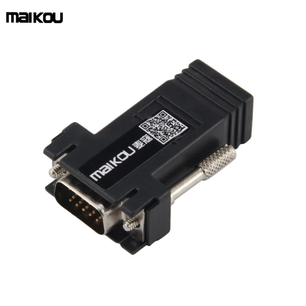 Maikou VGA to RJ45 Extender 15pin Male to CAT5 CAT6 RJ45 Converter Ethernet Female Coupler Adapter Network Cable Connector
Maikou VGA to RJ45 Extender 15pin Male to CAT5 CAT6 RJ45 Converter Ethernet Female Coupler Adapter Network Cable Connector