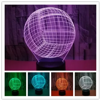 2018 Volleyball 3D LED illusion Night Light 7 Color Changeable USB Battery Home Decor Touch Lights Creative World Cup Gift
2018 Volleyball 3D LED illusion Night Light 7 Color Changeable USB Battery Home Decor Touch Lights Creative World Cup Gift