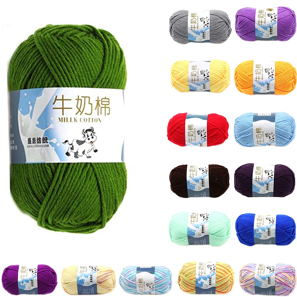 50g Yarn Multi Color Warm DIY Milk Cotton Yarn Baby Sweater Yarn Knitting Children Hand Knitted Knit Blanket Crochet Yarnm
50g Yarn Multi Color Warm DIY Milk Cotton Yarn Baby Sweater Yarn Knitting Children Hand Knitted Knit Blanket Crochet Yarnm
