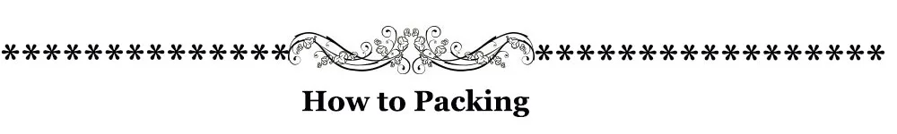 how to packing
