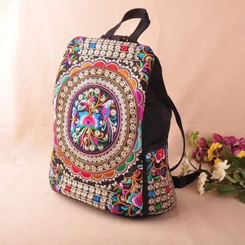 50pcs/lot National canvas embroidery Ethnic backpack women flower Embroidered Bag Travel Bags schoolbag backpacks mochila
50pcs/lot National canvas embroidery Ethnic backpack women flower Embroidered Bag Travel Bags schoolbag backpacks mochila