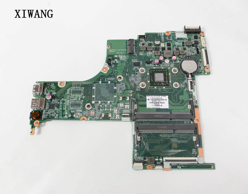 809337-001 Free Shipping 809337-501 DA0X22MB6D0 X22 for HP Pavilion 15-ab motherboard A8-7410 CPU.All fully Tested !
809337-001 Free Shipping 809337-501 DA0X22MB6D0 X22 for HP Pavilion 15-ab motherboard A8-7410 CPU.All fully Tested !