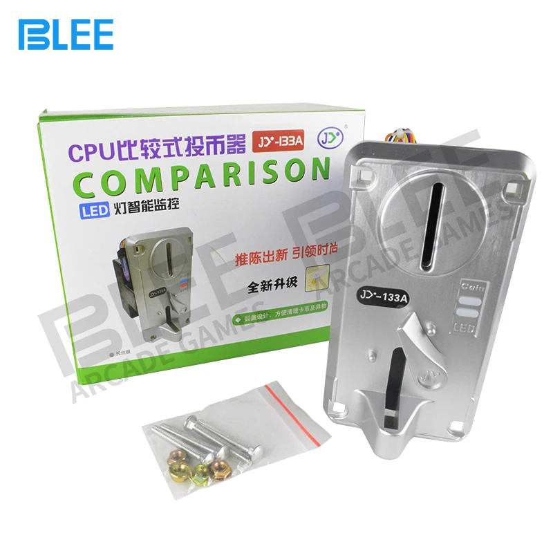 JY-133A Coin selector /Coin operated spare parts /Arcade coin acceptor/ /Token slot/Toy crane machine/simulator racing machine
JY-133A Coin selector /Coin operated spare parts /Arcade coin acceptor/ /Token slot/Toy crane machine/simulator racing machine