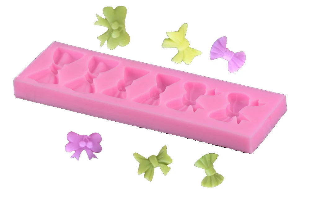 3D Bow Silicone Baking Mold 
3D Bow Silicone Baking Mold