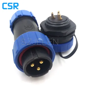 

SP2110, 3-pin car on the plug connector, male and female waterproof connectors, LED waterproof plug and socket high current,IP68