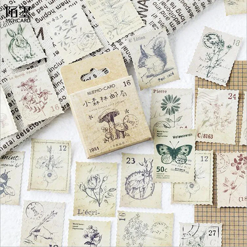 46PCS / Box New Small Forest Post Office Boxed Stickers Diary Label Seal Sticker Crafts DIY Stationery Scrapbooking Decoration
46PCS / Box New Small Forest Post Office Boxed Stickers Diary Label Seal Sticker Crafts DIY Stationery Scrapbooking Decoration