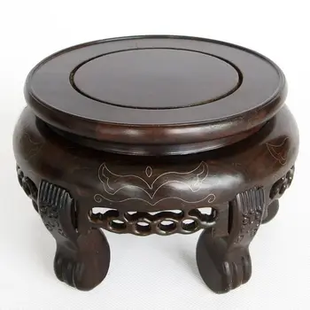 Zhai Gallery mahogany wood flower vases base circular aquarium crafts Buddha base silver ornaments
Zhai Gallery mahogany wood flower vases base circular aquarium crafts Buddha base silver ornaments
