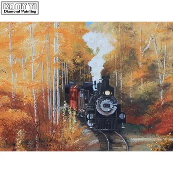 5D DIY Diamond embroidery Cross stitch Train in the forest Full Square/Round Diamond mosaic Diamond painting decor HYY
5D DIY Diamond embroidery Cross stitch Train in the forest Full Square/Round Diamond mosaic Diamond painting decor HYY