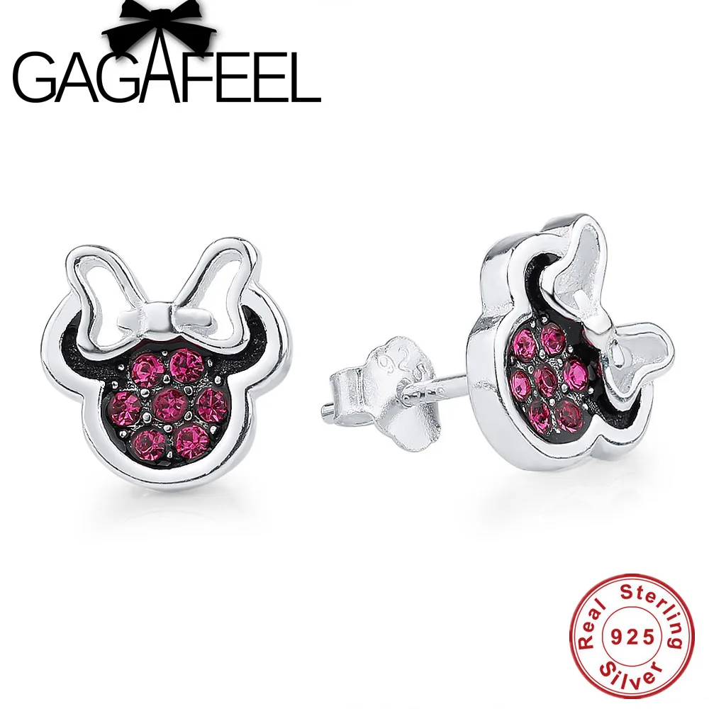 GAGAFEEL Luxury Cute Stud Eearrings 925 Sterling Silver Earrings for Girls Fashion Earrings Crystal Jewelry for Women
GAGAFEEL Luxury Cute Stud Eearrings 925 Sterling Silver Earrings for Girls Fashion Earrings Crystal Jewelry for Women