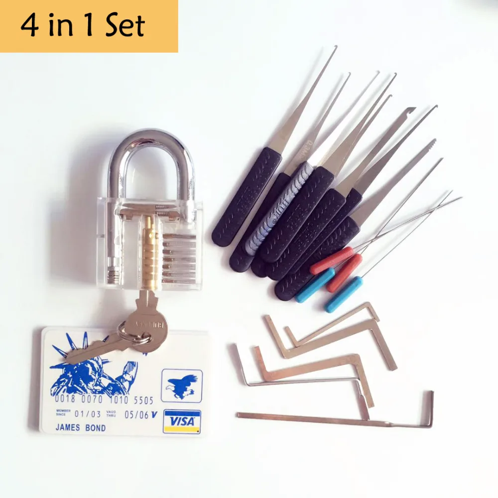 Free Shipping Locksmith Tension Wrench Tool , Broken Key Extractor Tools with Transparent Practice Pick Lock Combination
Free Shipping Locksmith Tension Wrench Tool , Broken Key Extractor Tools with Transparent Practice Pick Lock Combination