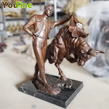 western Classical Bronze Bullfighter and Bull Animals Statues for sale
western Classical Bronze Bullfighter and Bull Animals Statues for sale