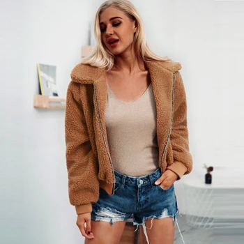 LANSHIFEI Plus Size Faux Fur Warm Winter Coat Women Fashion Fluffy Shaggy Bomber Jacket Lady Coats Zipper Outwear Jackets Parka
LANSHIFEI Plus Size Faux Fur Warm Winter Coat Women Fashion Fluffy Shaggy Bomber Jacket Lady Coats Zipper Outwear Jackets Parka