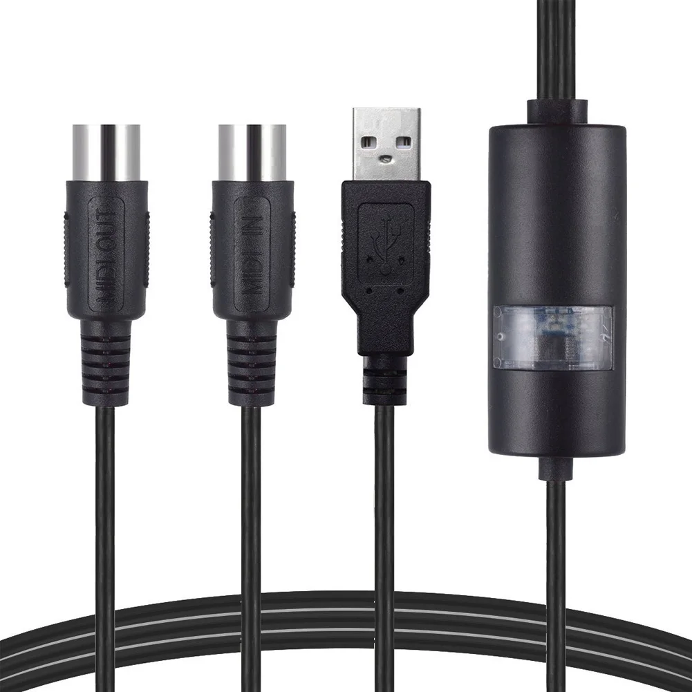 Adapter Cable Music Home Professional Piano Keyboard Converter USB IN-OUT MIDI Durable
Adapter Cable Music Home Professional Piano Keyboard Converter USB IN-OUT MIDI Durable