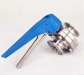 1" 25mm SS304 Stainless Steel Sanitary Tri Clover Clamp Butterfly Valve Brew beer
1" 25mm SS304 Stainless Steel Sanitary Tri Clover Clamp Butterfly Valve Brew beer