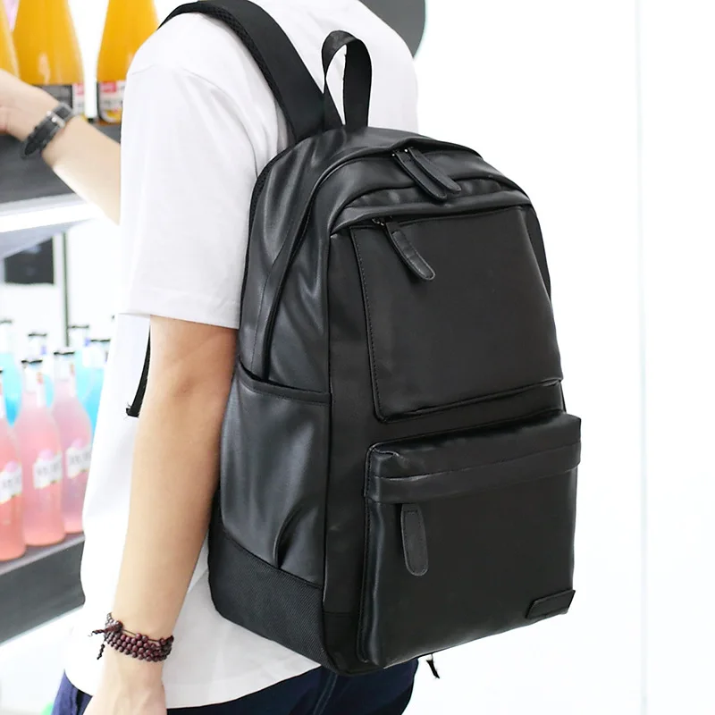 New Men Backpack PU Leather Waterproof Backpack Fashion Travel Bag Casual School Bag For Teenagers Laptop Backpack Mochila Brown
New Men Backpack PU Leather Waterproof Backpack Fashion Travel Bag Casual School Bag For Teenagers Laptop Backpack Mochila Brown