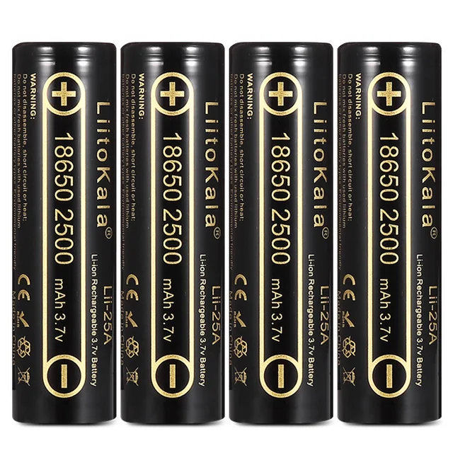 HK LiitoKala Lii-25A 3.6V 18650 2500 mAh Li-ion battery Max 10A download of electronic cigarettes
HK LiitoKala Lii-25A 3.6V 18650 2500 mAh Li-ion battery Max 10A download of electronic cigarettes
